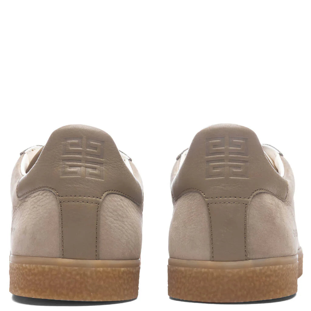 Town Nubuck and Leather Sneakers Khaki