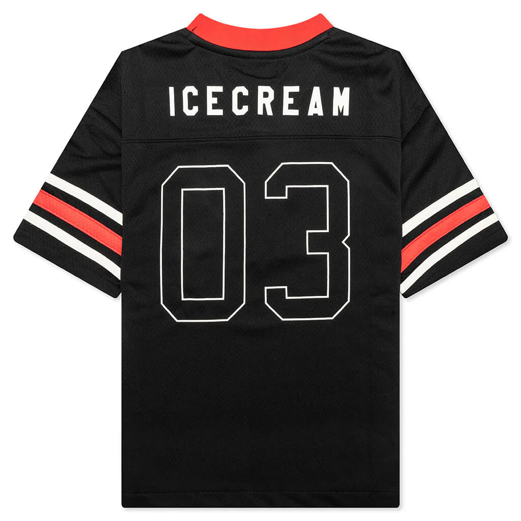 Kids Oversized Game Jersey S S Knit Black