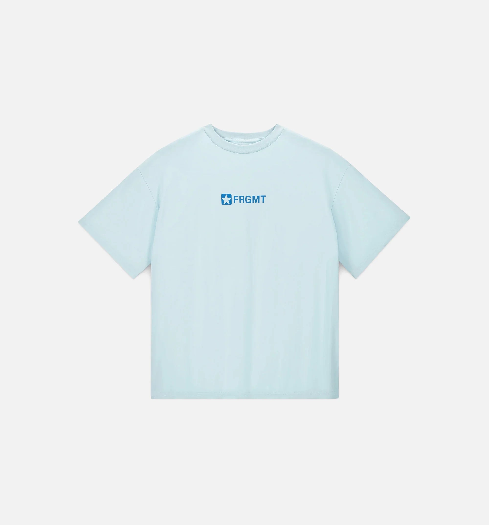 FRGMT Mens Short Sleeve Shirt Blue