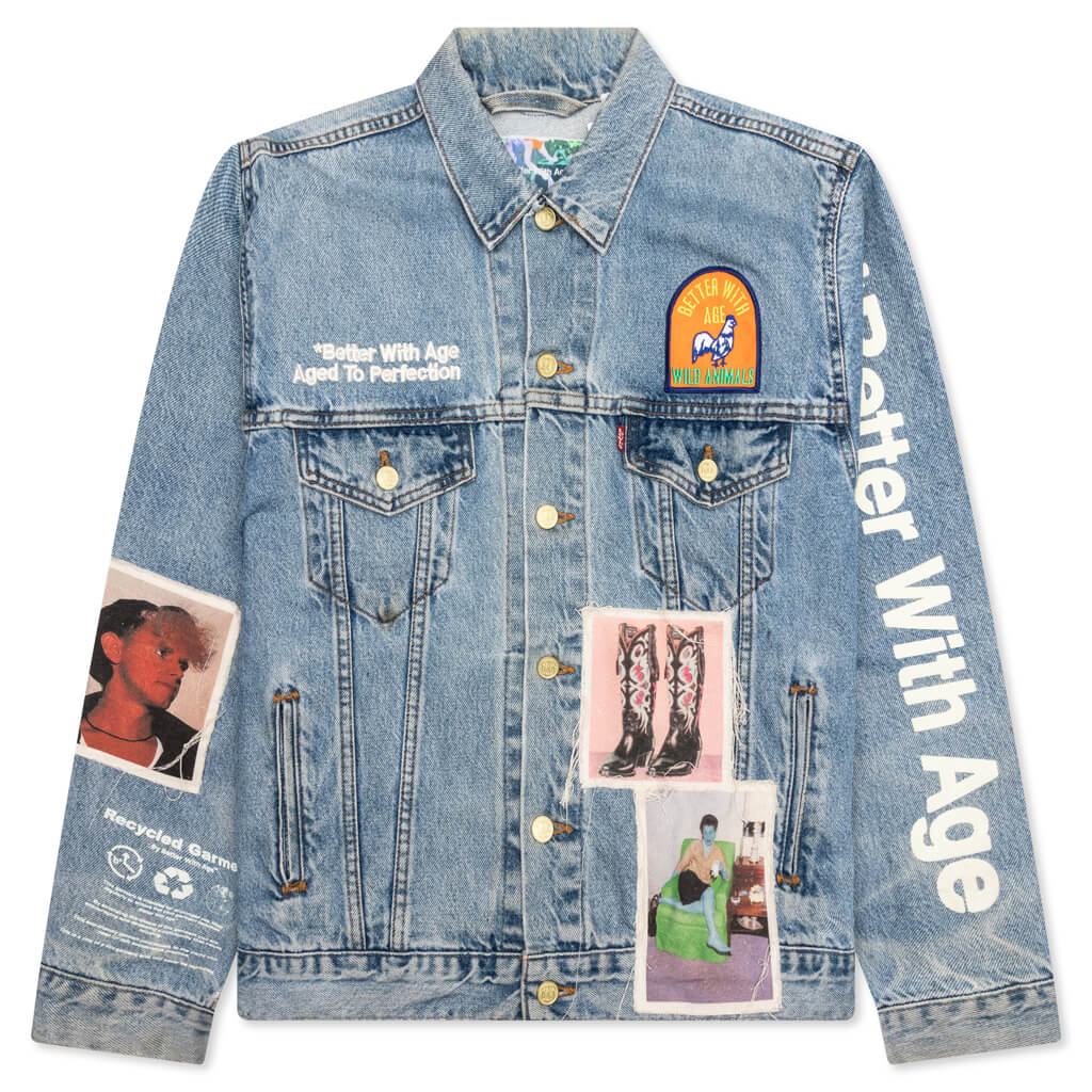 Portrait Denim Jacket Multi