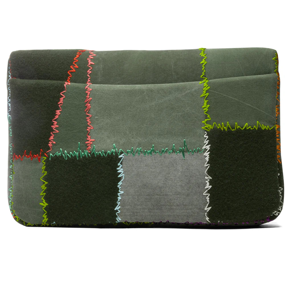Patchwork Big Chain Bag Green