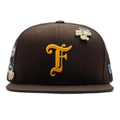 Feature x New Era Old English Calabasas Snapback Brown Sky