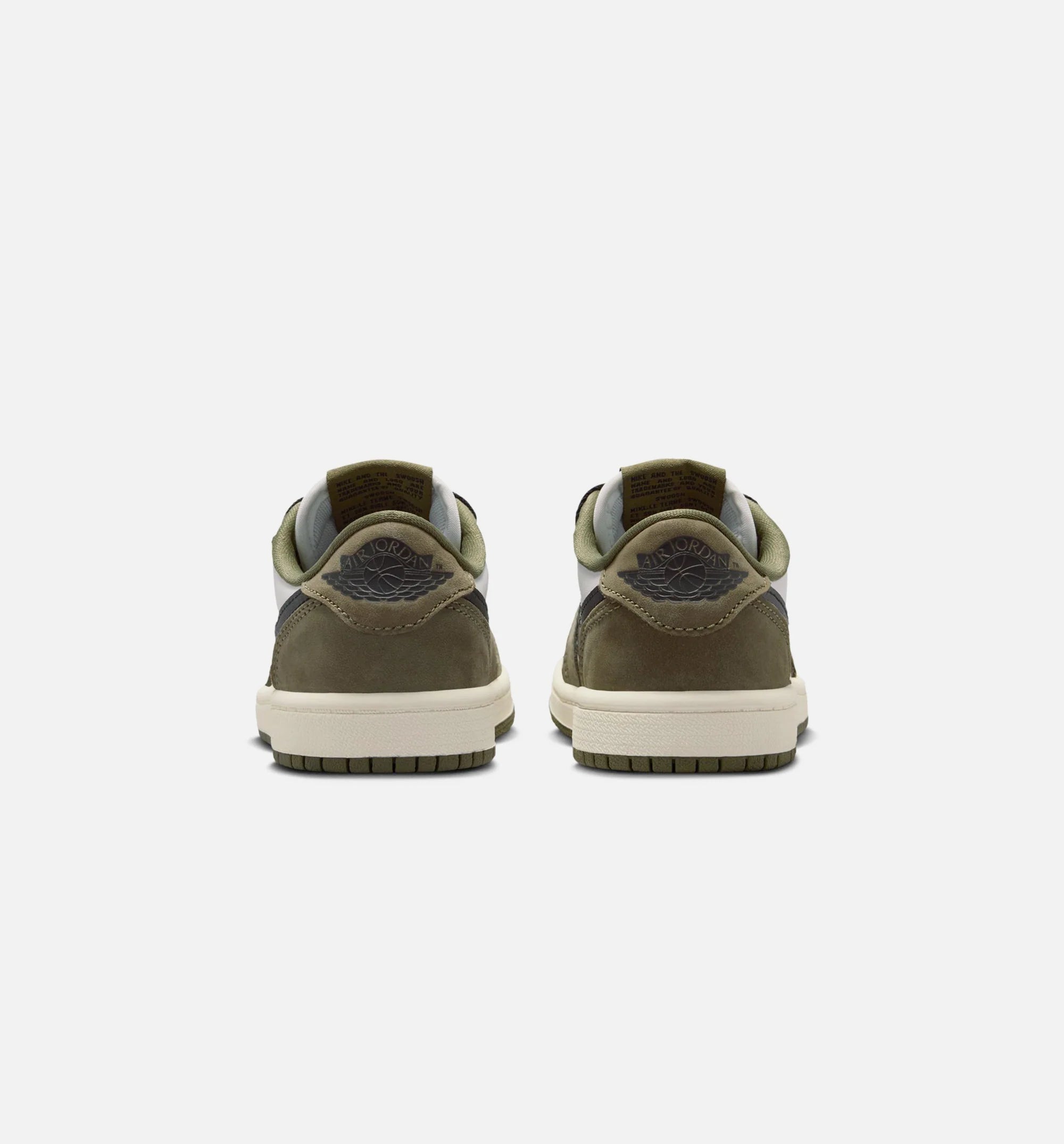 Air Jordan 1 Low OG Medium Olive And Summit White Preschool Lifestyle Shoe Medium Olive Black Summit White Sail