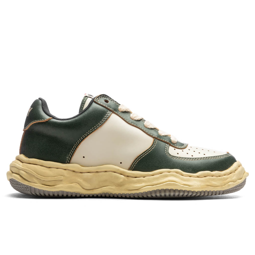 Wayne Low Vintage Leather Green White