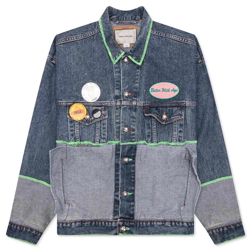 Escapade Reversible Denim Jacket Blue