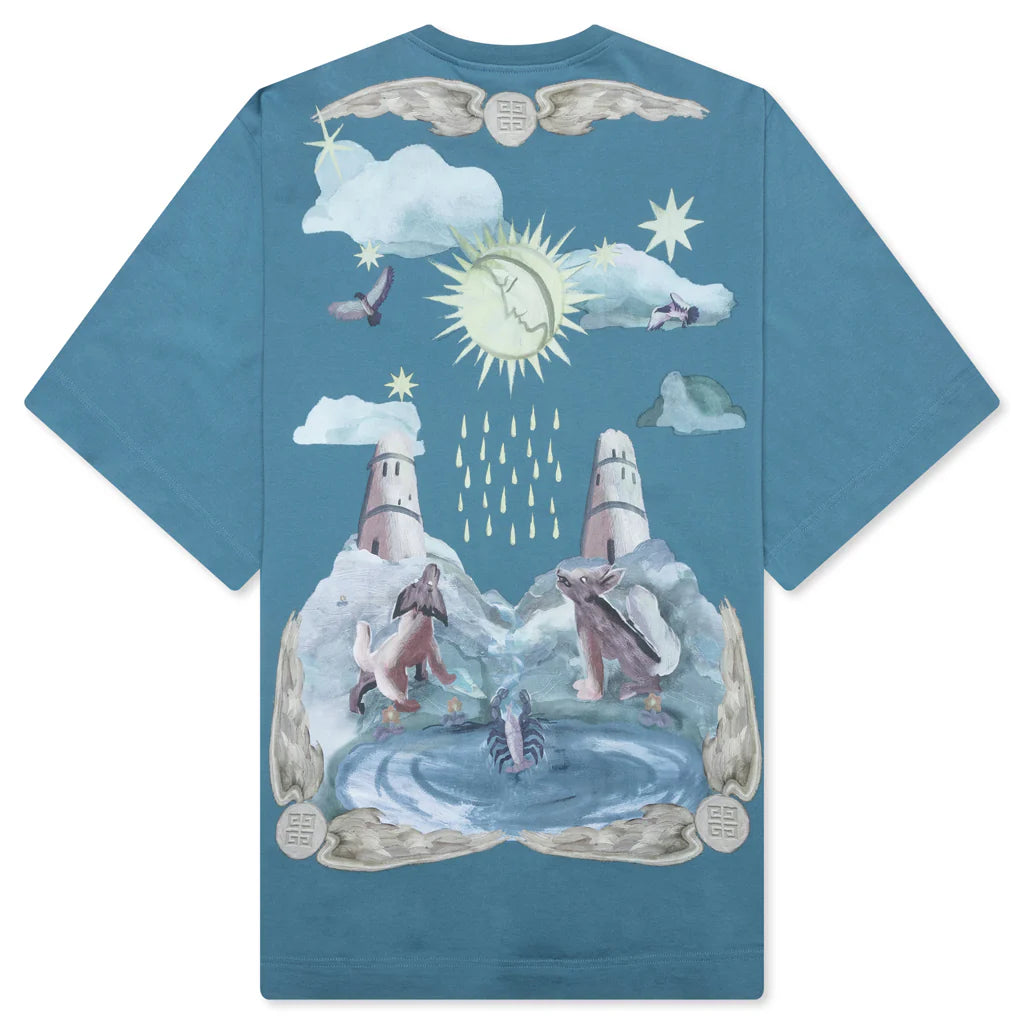 Sun Stars T Shirt Steel Blue