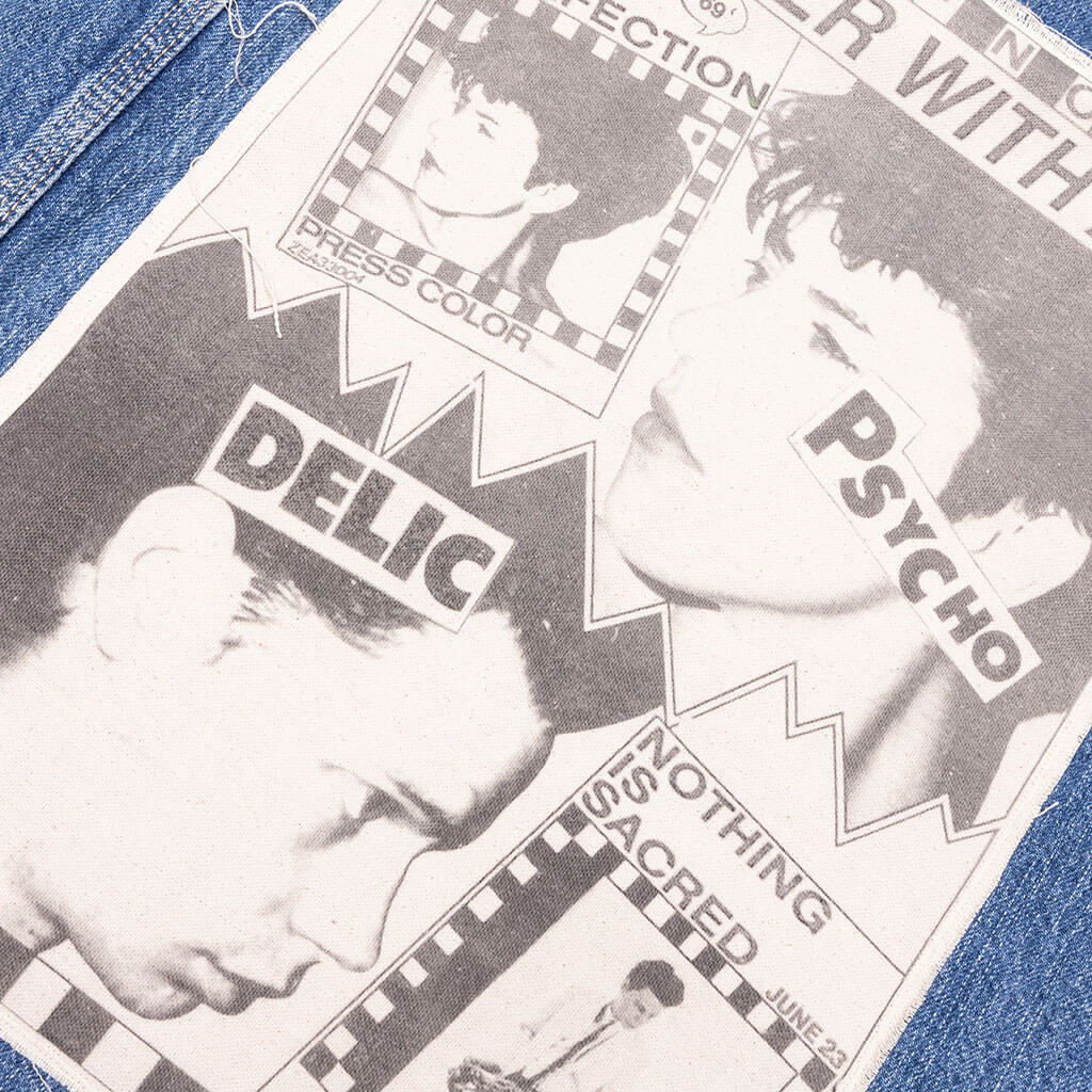 Rock City Reconstructed Denim Jacket Indigo