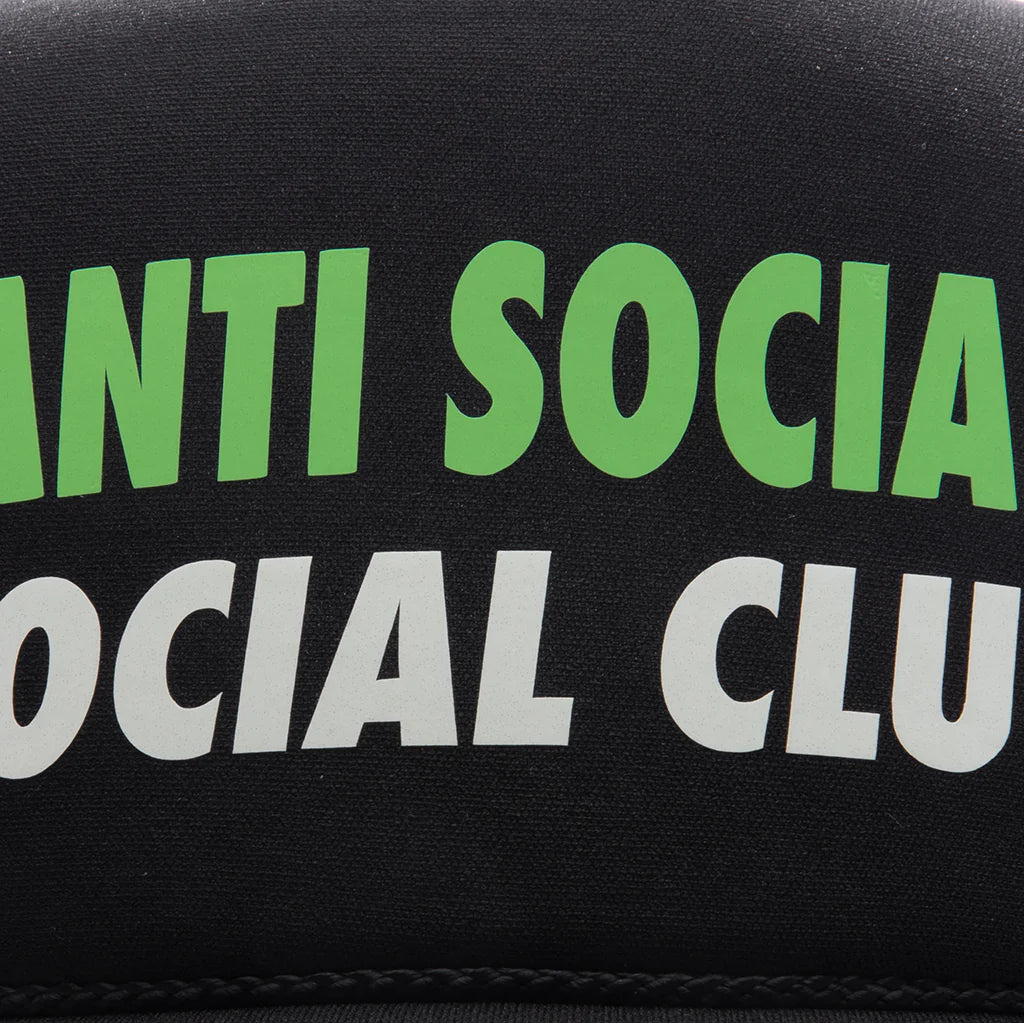 Spell Out Trucker Cap Black