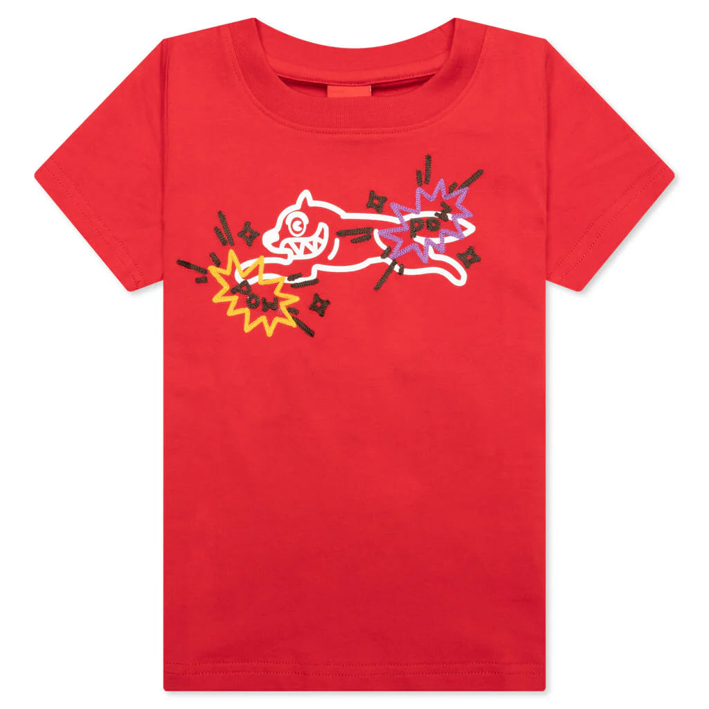 Kids Pop S S Tee Racing Red
