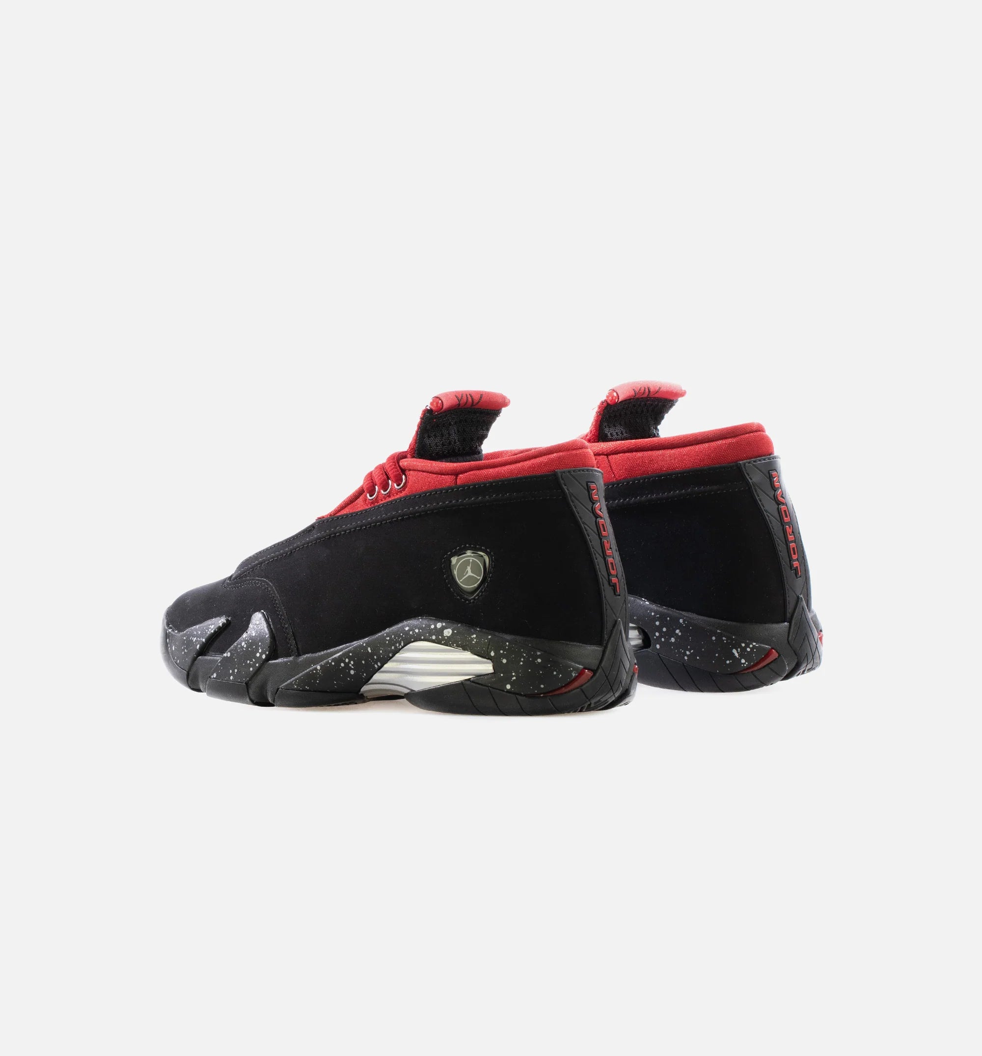 Air Jordan 14 Low Iconic Red Womens Lifestyle Shoe Black Metallic Silver Gym Red Limit One Per Customer