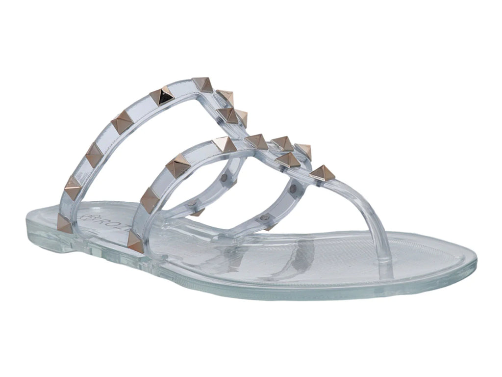 Sandalias Roze Transparentes para Mujer