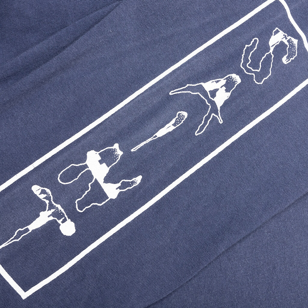 Saint M6 x Babylon Bleed L S Tee Navy