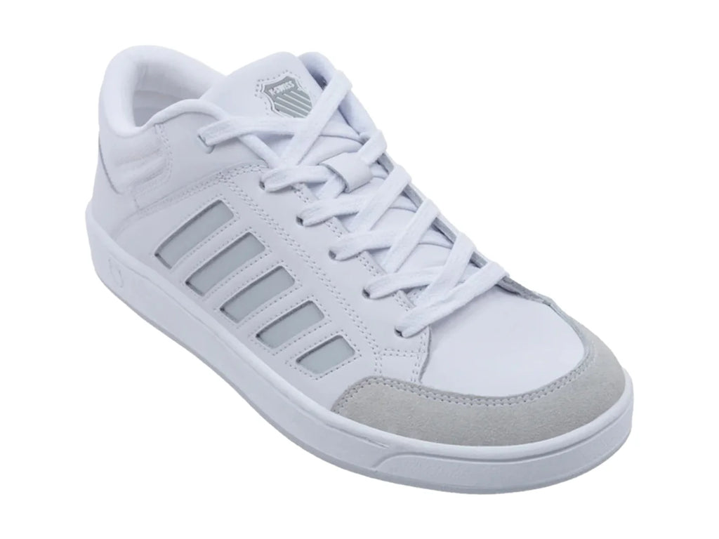 Tenis K Swiss Antic Court Blanco y Gris para Hombre