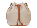 Bolsa de Hombro Unibella Beige y Marrón para Mujer