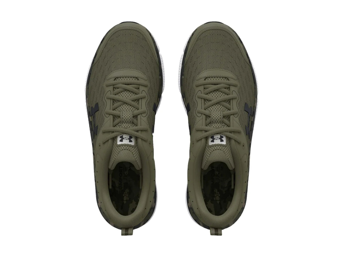 Tenis Under Armour Charged Assert 10 Camuflaje Verde para Hombre