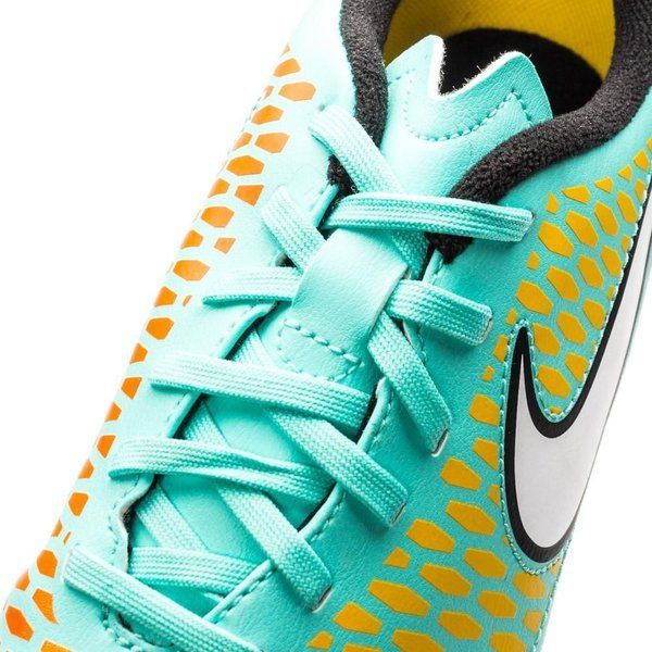 Nike JR Magista Onda IC Indoor Soccer Shoes Hyper Turquoise White Laser Orange