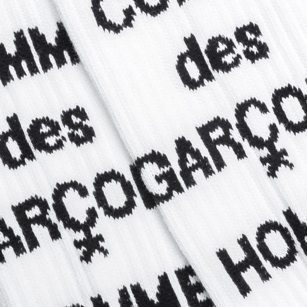 Logo Crew Socks White