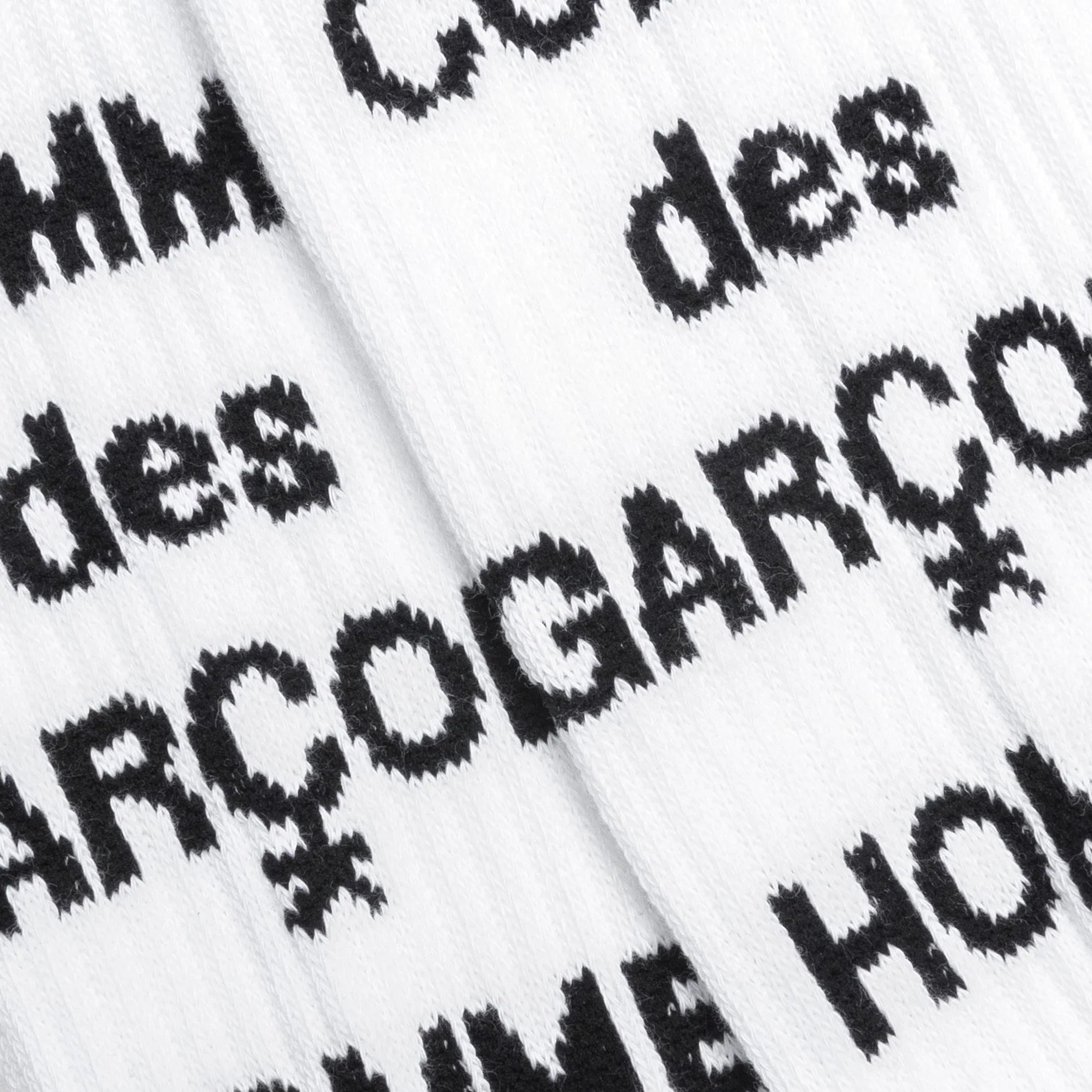 Logo Crew Socks White