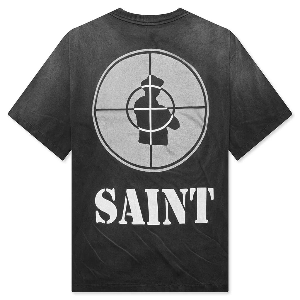 Saint Michael x Public Enemy Saint Enemy S S Tee Black