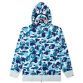 ABC Camo 2nd Shark Full Zip Hoodie Blue