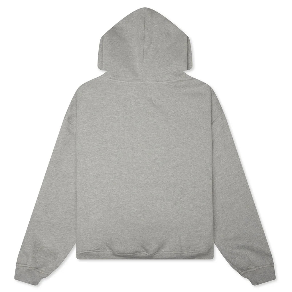 Rhude Athletic Hoodie Heather Grey White