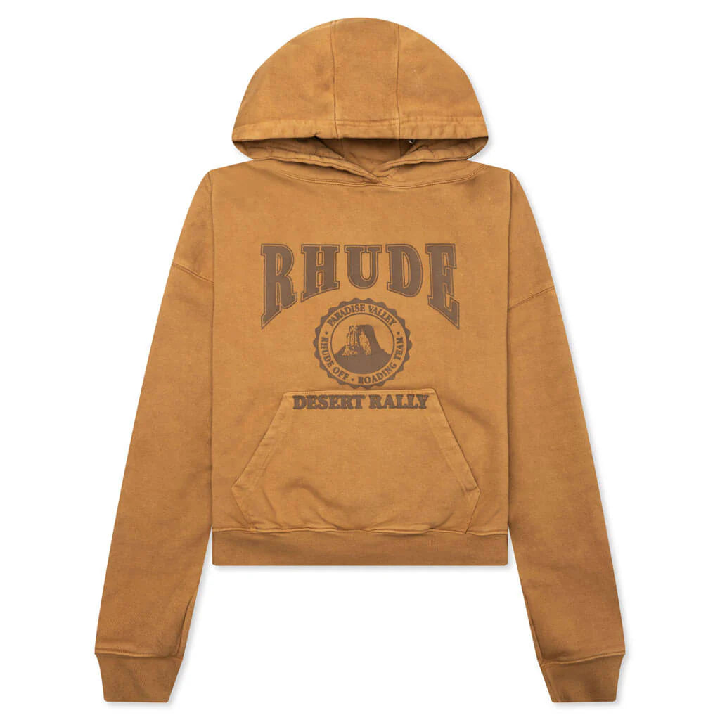Cropped Desert Valley Hoodie Camel