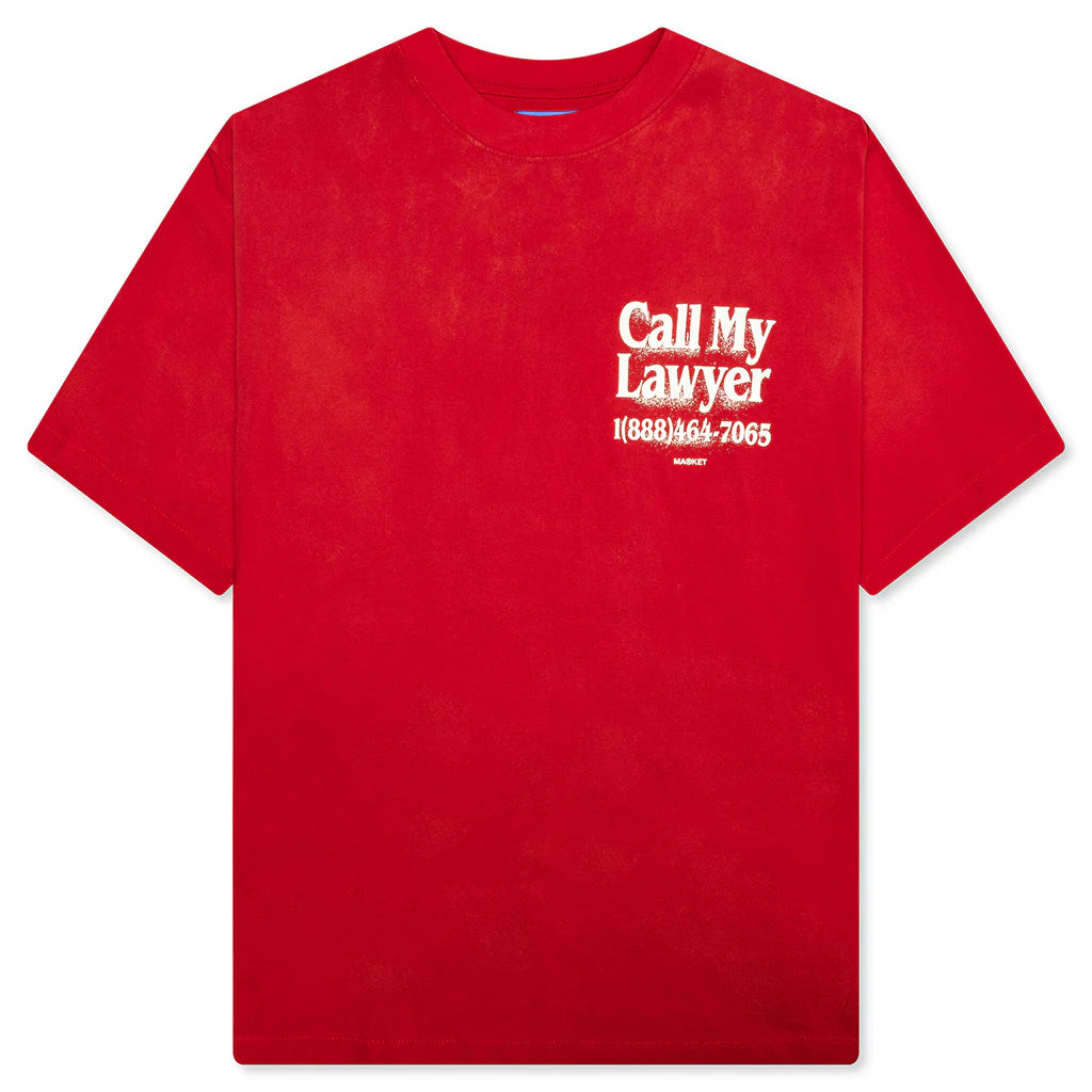 Call My Lawyer 3D T Shirt Candy Red