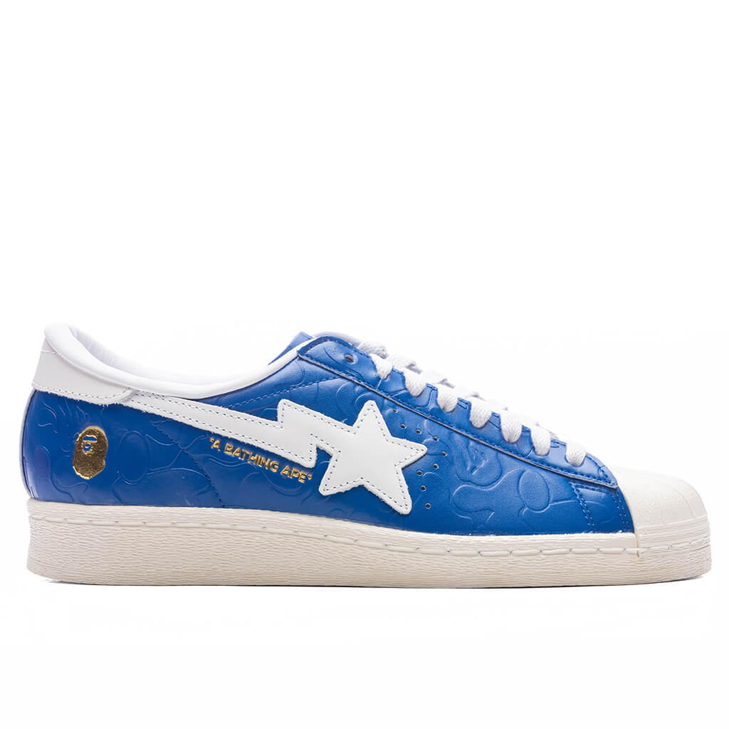 Adidas x BAPE Superstar Blue Cloud White Off White