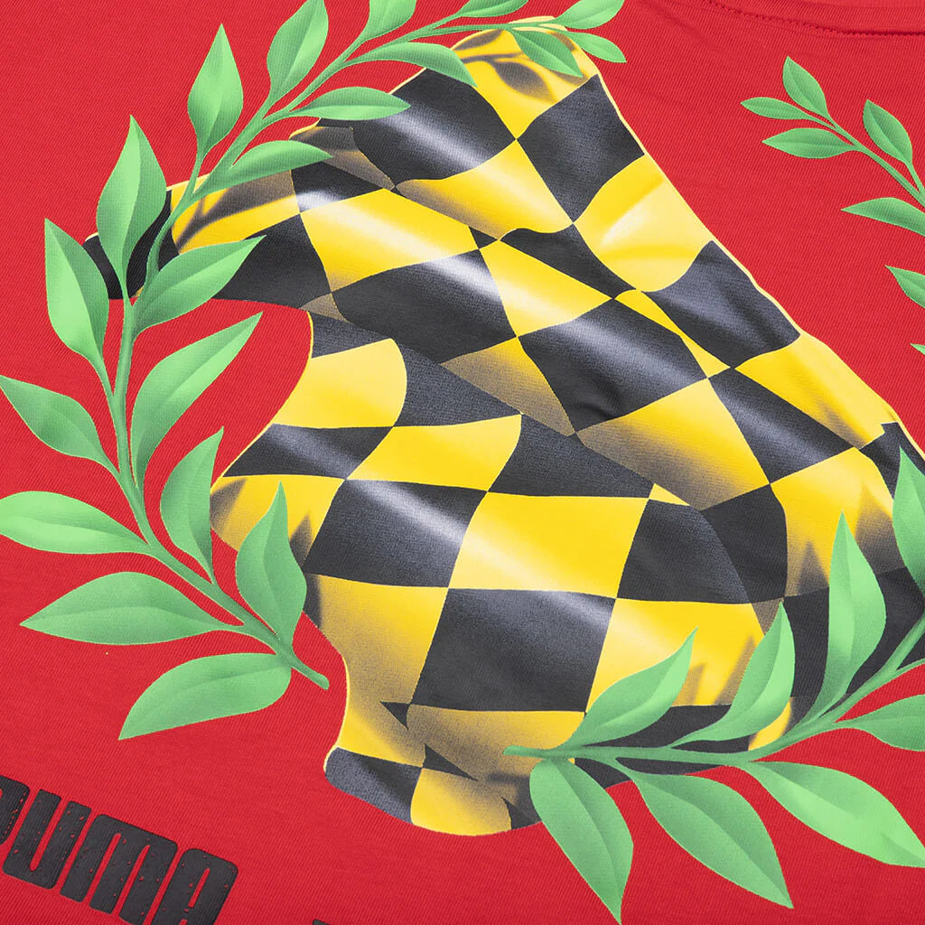 Puma x Joshua Vides Ferrari Tee Red