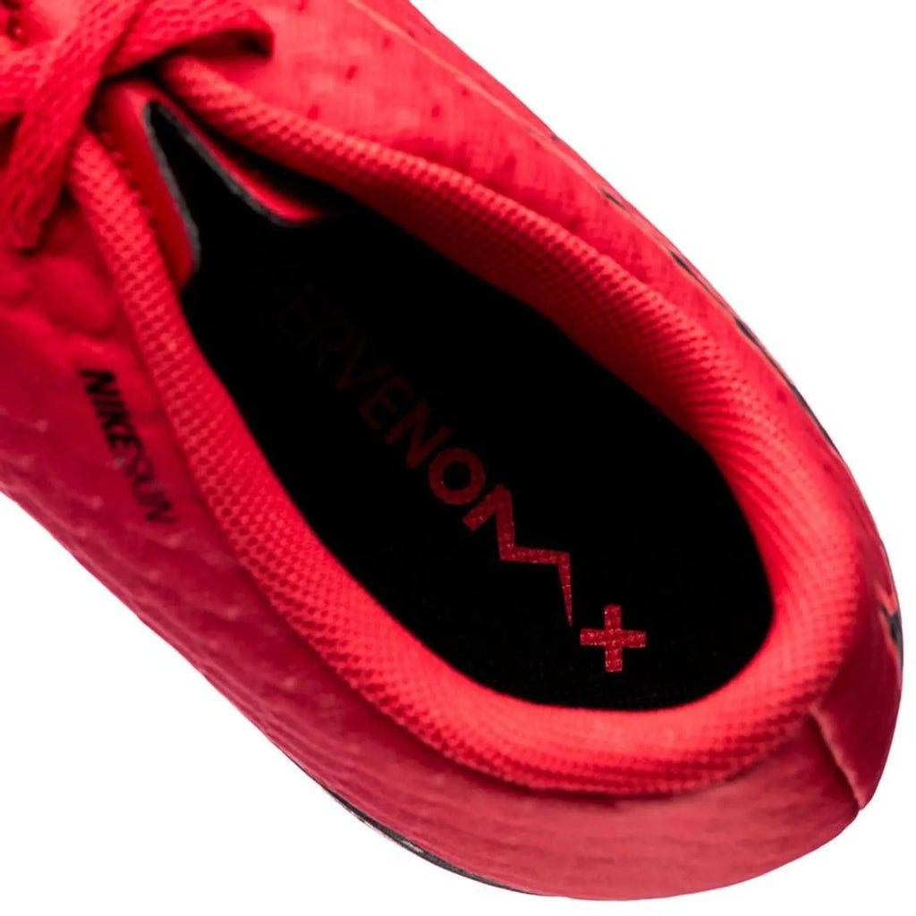 Nike Jr HypervenomX Phelon III IC Indoor Soccer Shoes Red Black