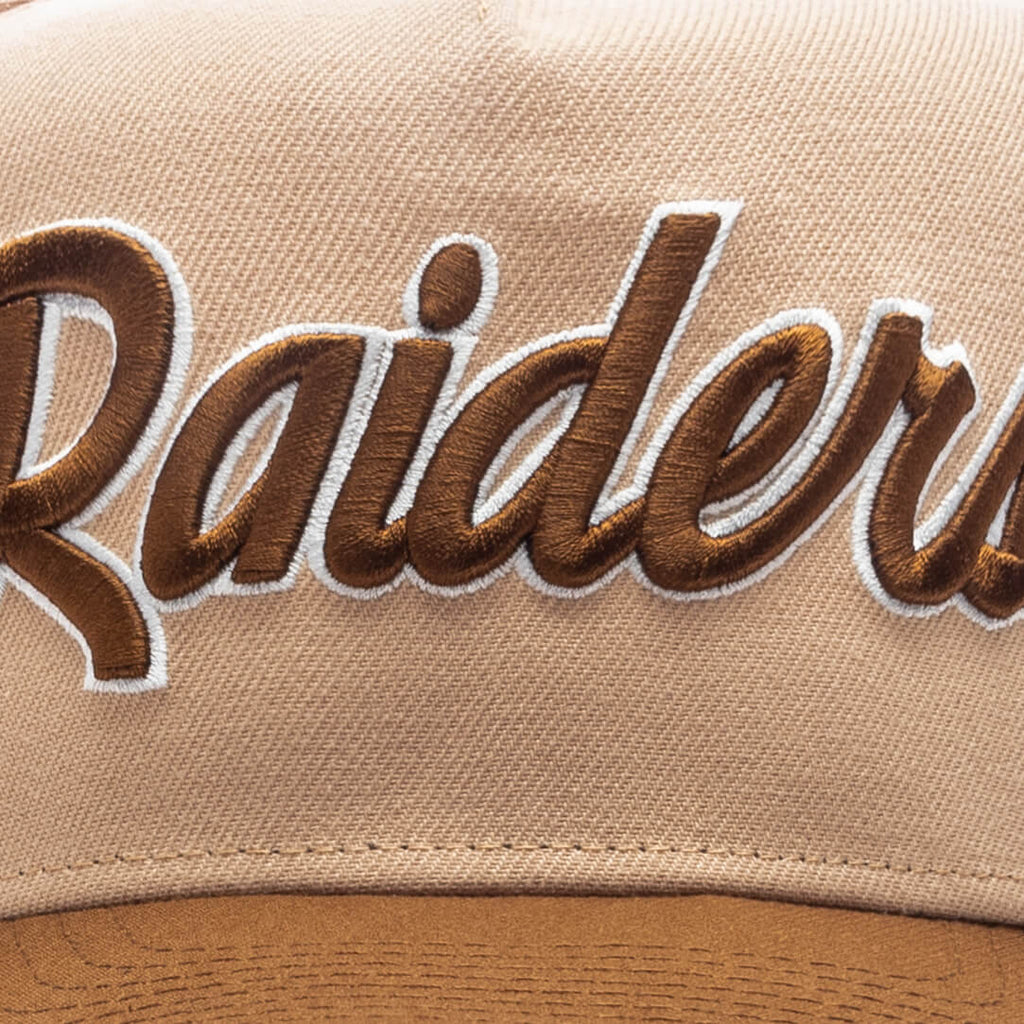 Feature x New Era 9Fifty A Frame Snapback Las Vegas Raiders Chrome Pecan