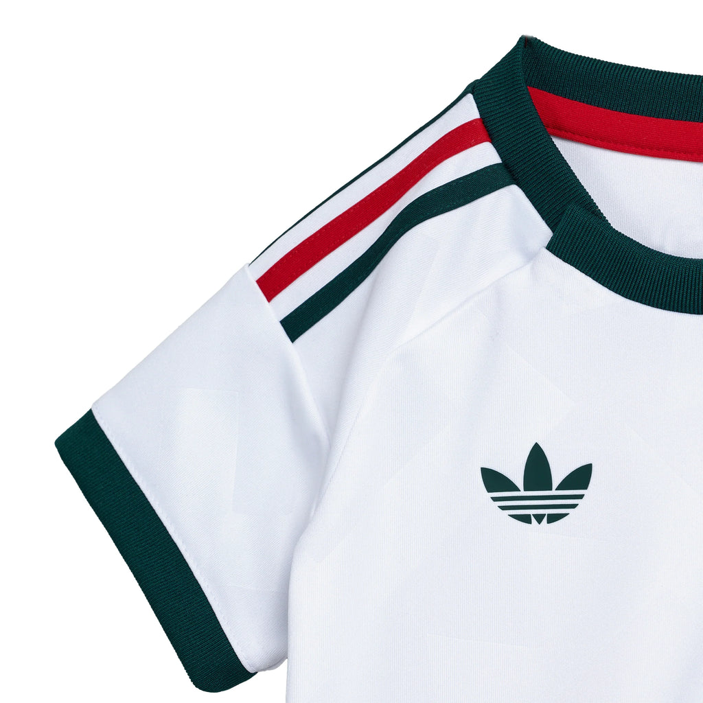 adidas Mexico Away Soccer Baby Kit 2026 White