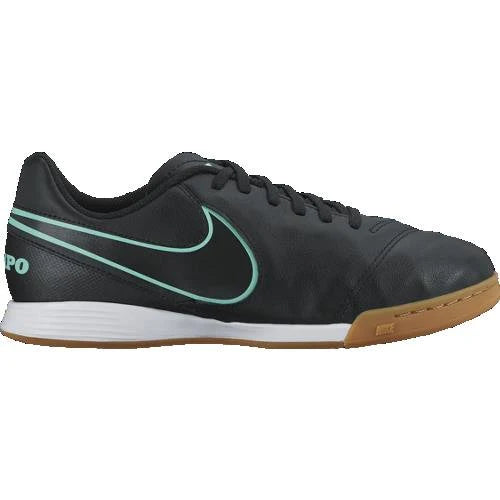 Nike JR Tiempo Legend IV IC Indoor Soccer Shoes Black
