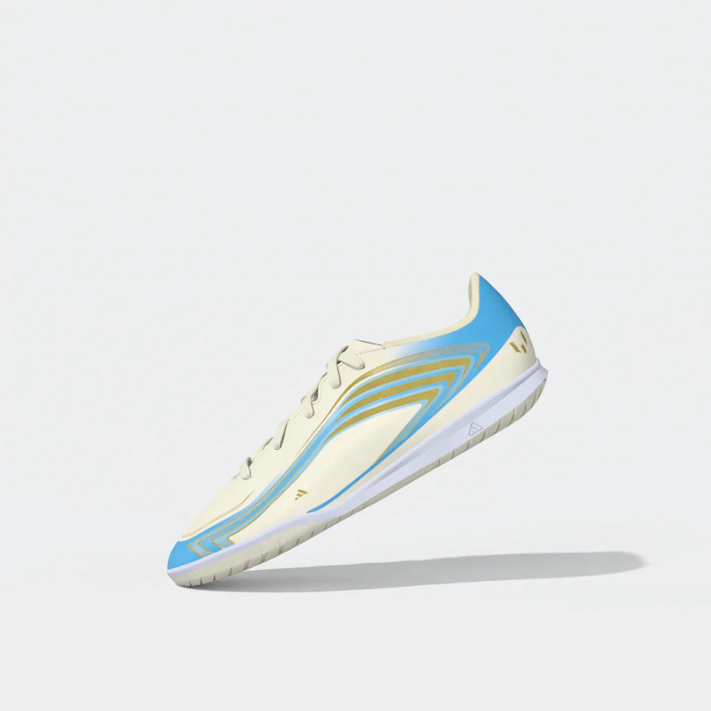 adidas F50 Messi Club IN Indoor Youth Soccer Shoes Blue