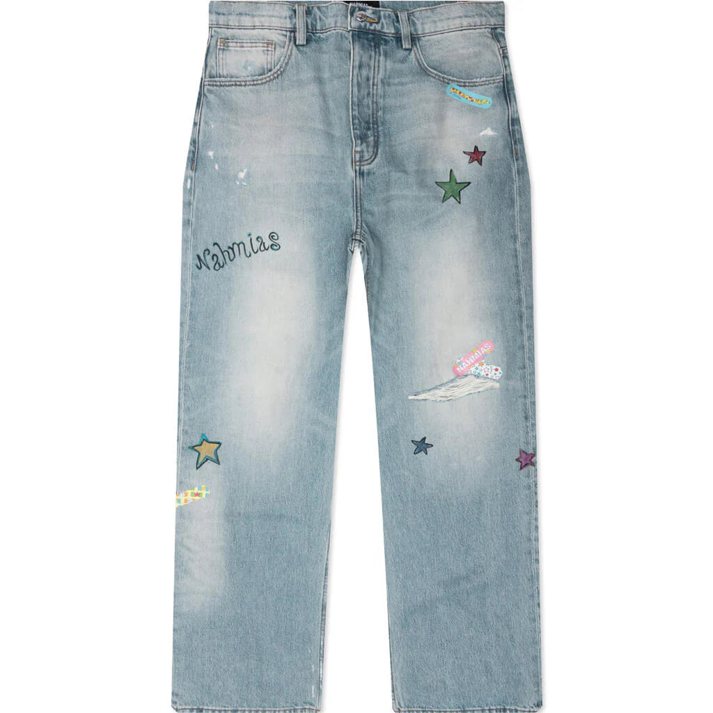 Bandaid Baggy Jeans Light Washed