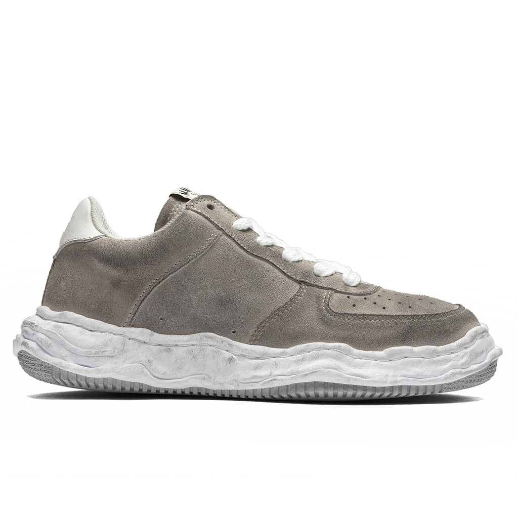 Wayne Brushed Suede Low White