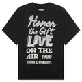 Live On The Air T Shirt Black