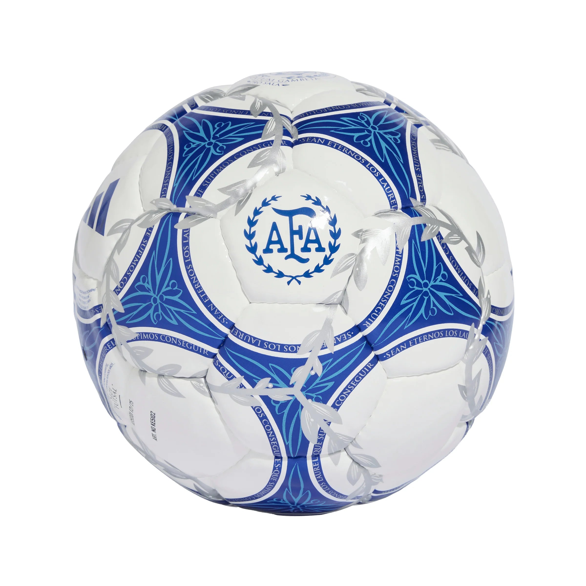 adidas Argentina AFA Argentum Gambeta Pro Sala Soccer Ball White Blue Black