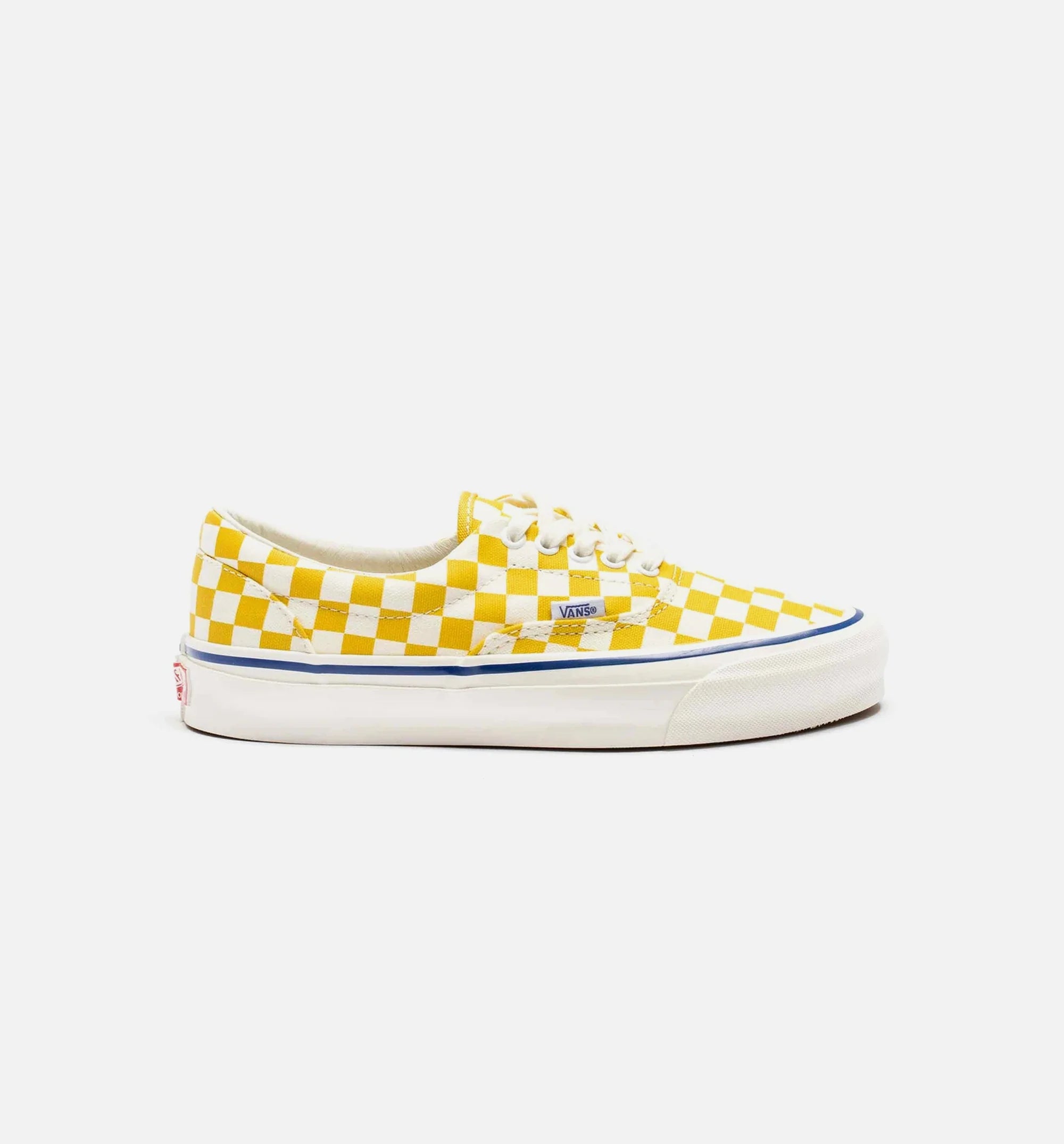 Vault OG Era LX Checkerboard Mens Lifestyle Shoe Yellow White