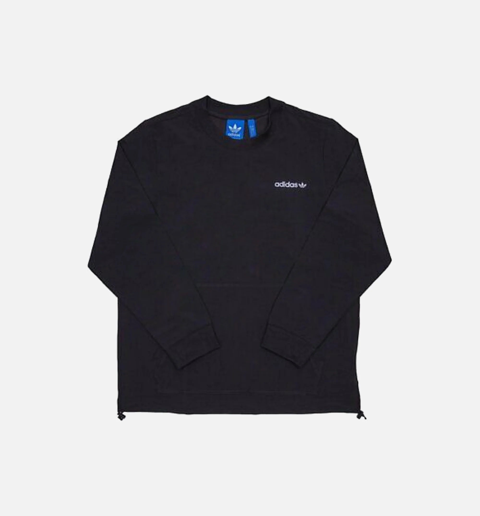 Nylon Pocket Crew Shirt Mens Black
