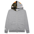 Shark Full Zip Hoodie Grey