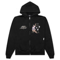 Hermes Zip Hoodie Jet Black