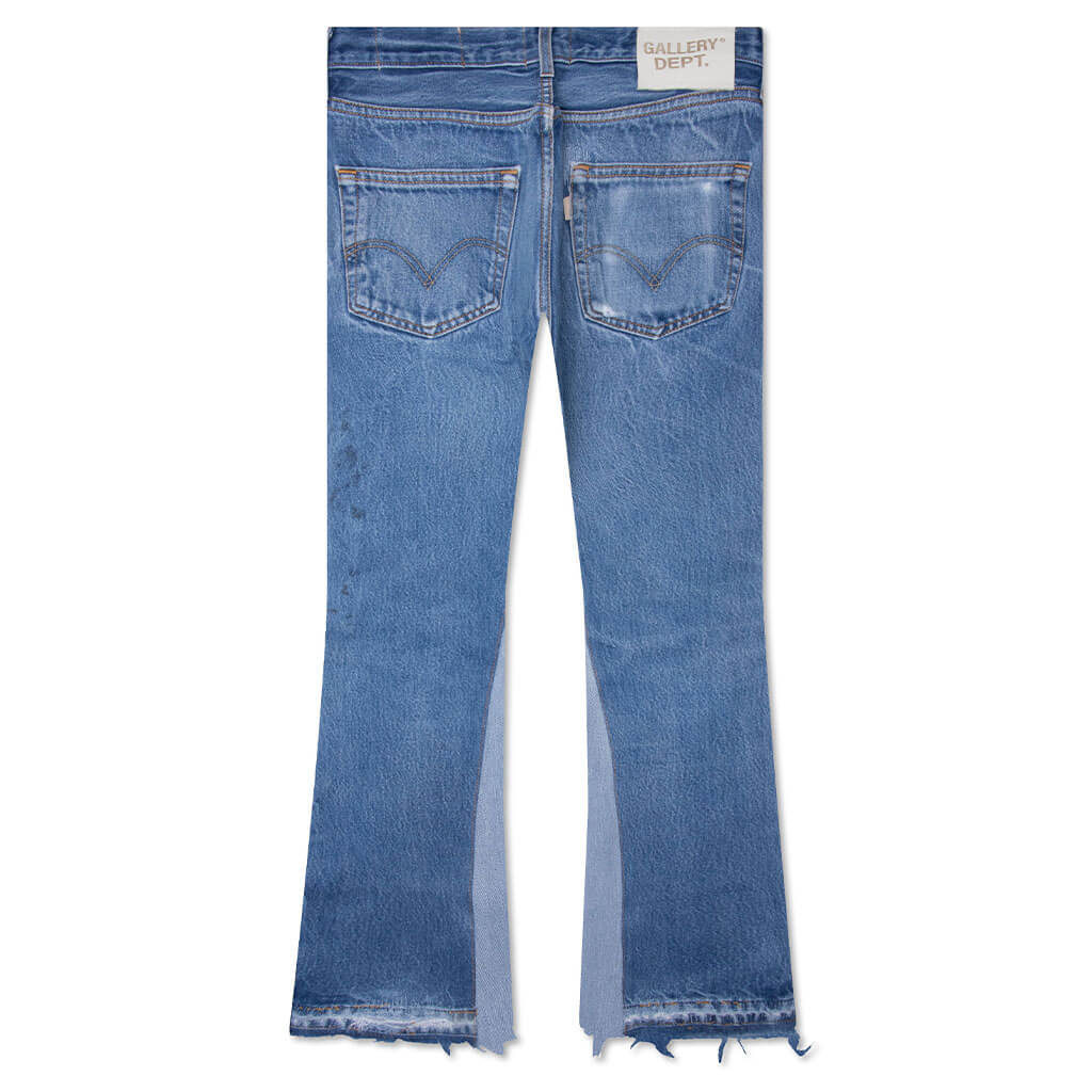La Flare Blue Denim Indigo