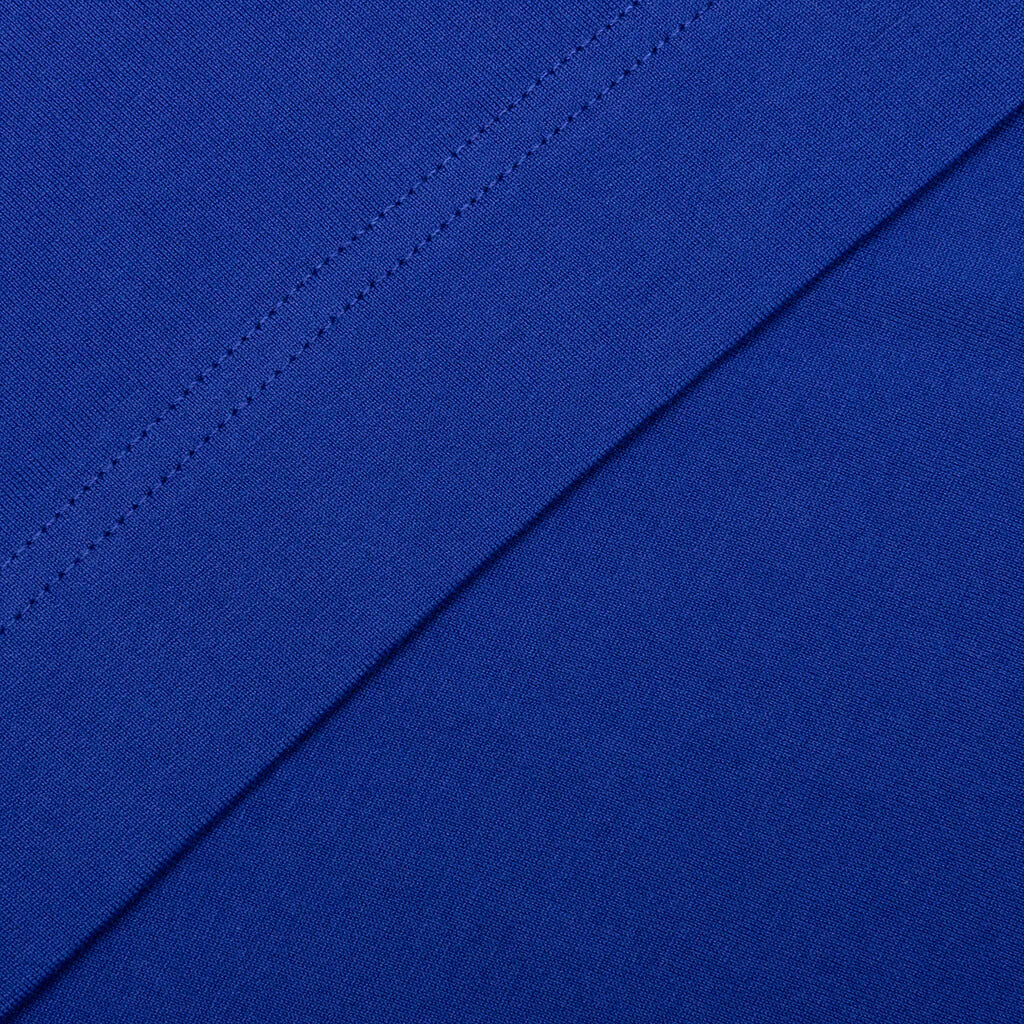 Classic Fit Branding Bonded T Shirt Ocean Blue