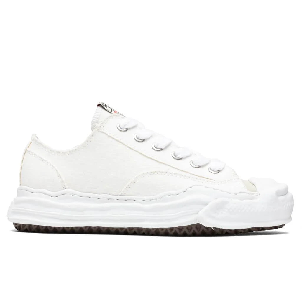 Hank Low OG Sole Toe Cap Canvas Sneaker White