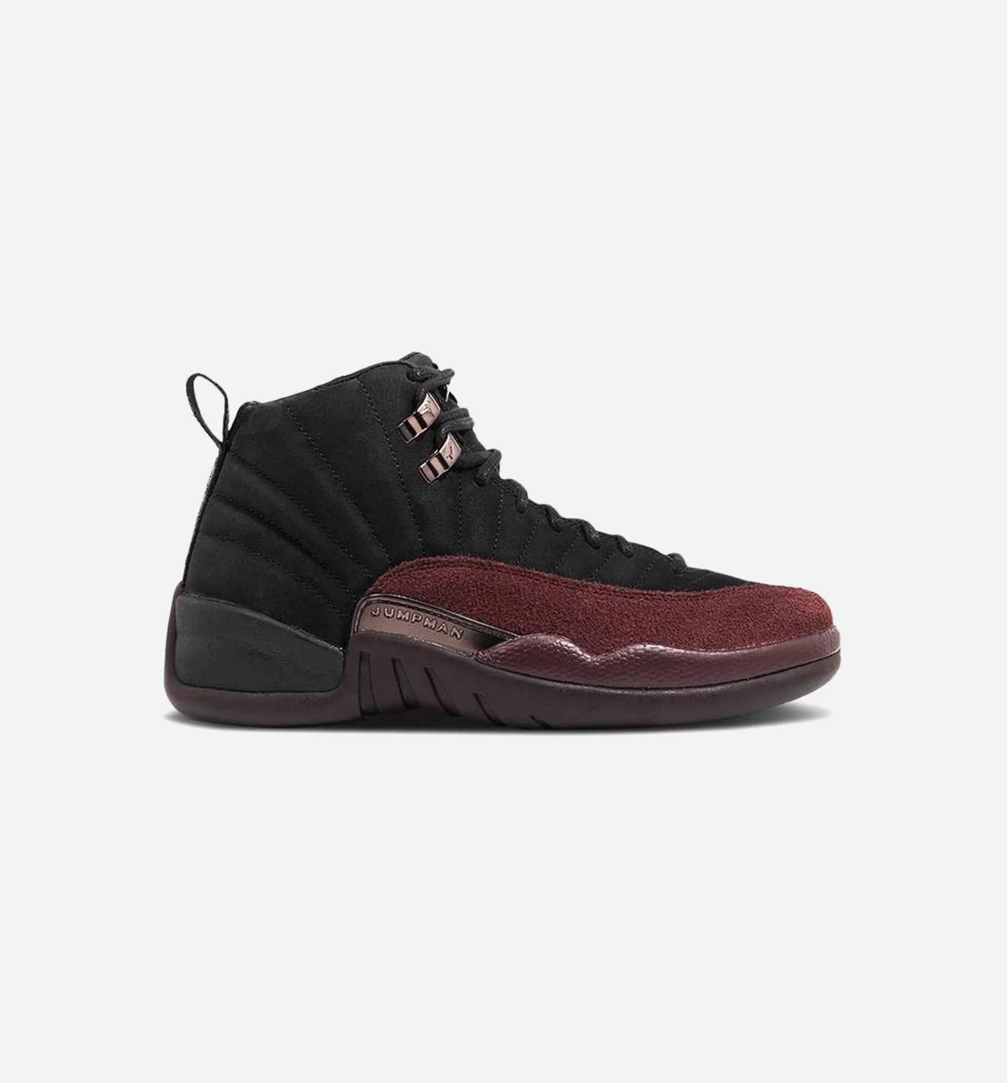 Air Jordan 12 Retro x A Ma Maniére Womens Lifestyle Shoe Black Burgundy