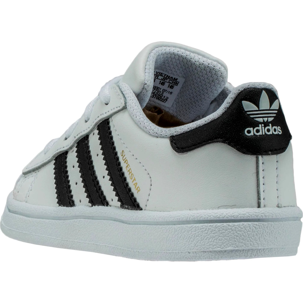 Superstar Infant Toddler Lifestyle Shoe Black White