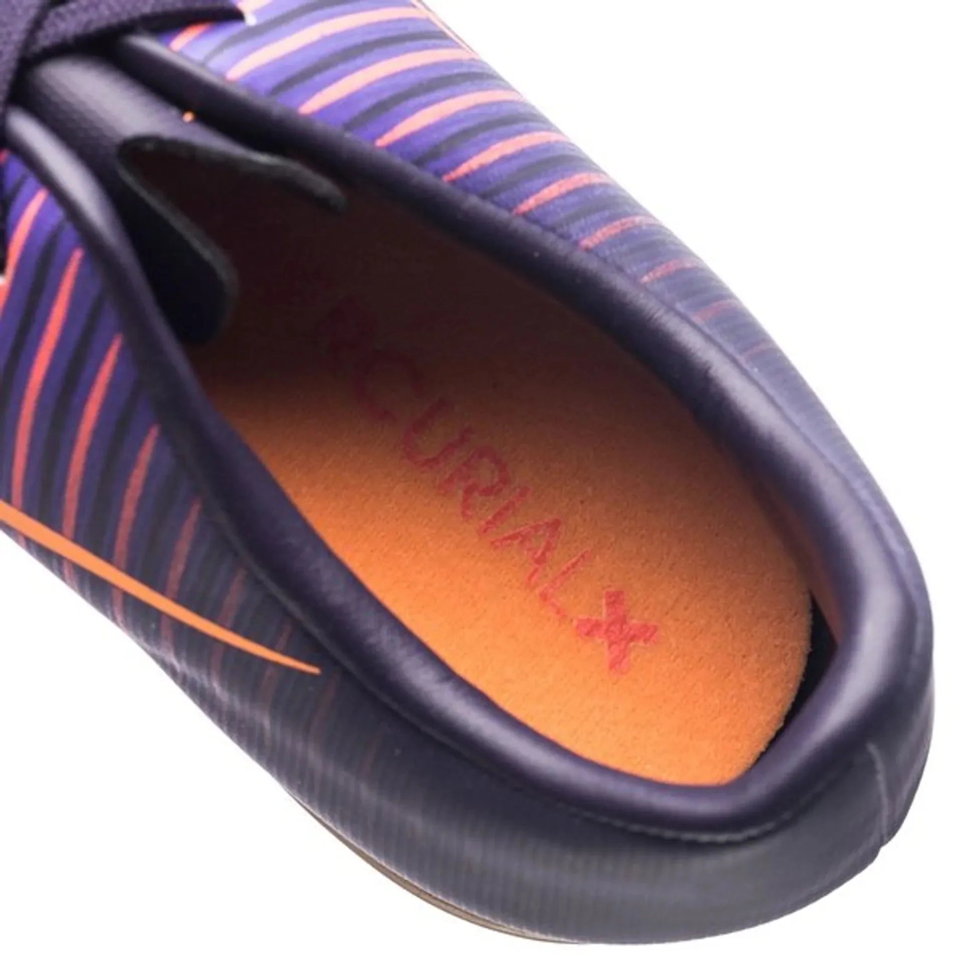 Nike Jr MercurialX Vapor XI IC Indoor Soccer Shoes Purple Orange Grape