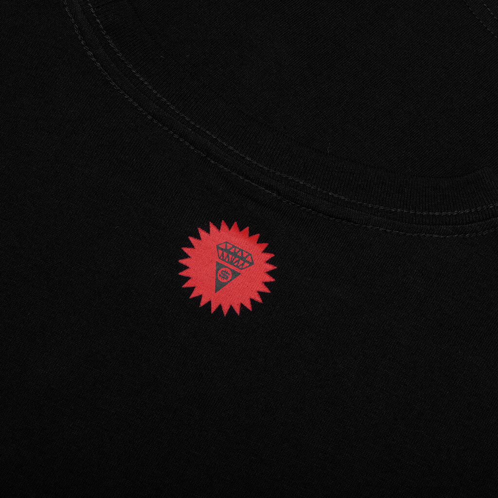 Chrome S S Tee Black