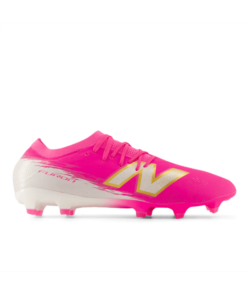 New Balance Furon Pro V8 FG Firm Ground Mens Soccer Cleats Pink Heat